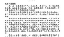 被批准了的入团申请书