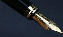 我给钢笔上墨水