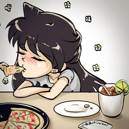 我的美食家在同一张桌子上