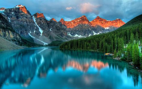欣赏美丽的风景
