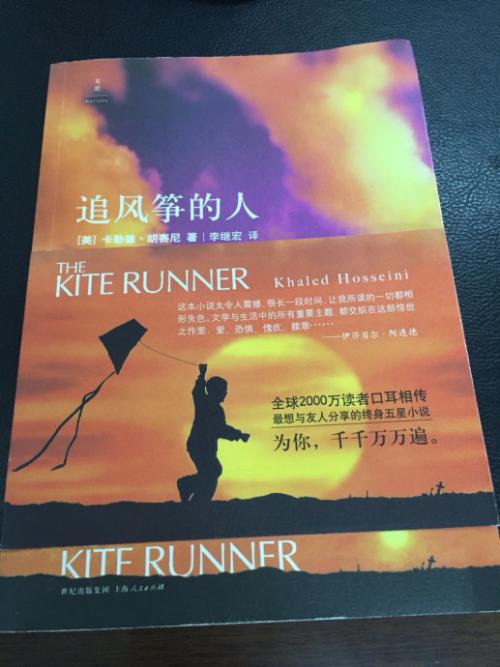 读完《风筝追赶者》后的追逐思想