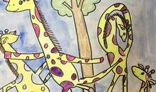 长颈鹿看图写话二年级