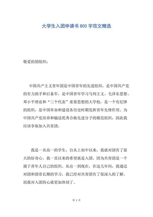 高中生入学申请表800字论文范本
