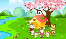 聪明的小白兔的故事