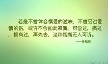 寂寞也如此之美