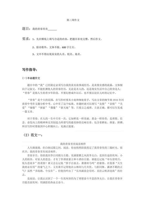 我青年时代有诗