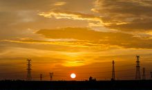 我家乡的人工湖