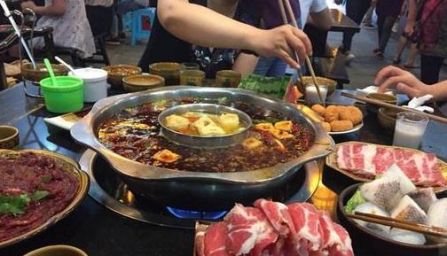 我喜欢吃火锅
