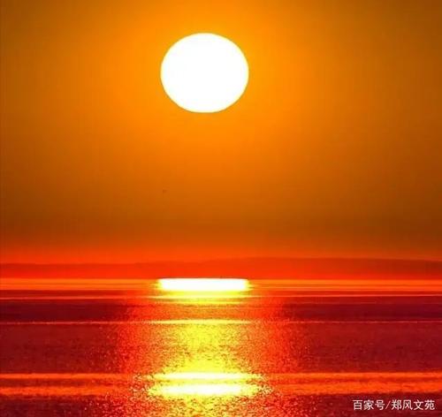 夕阳下的微笑