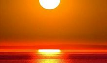 夕阳下的那抹微笑