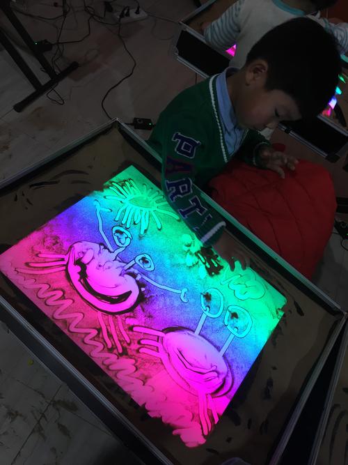 有趣的沙画