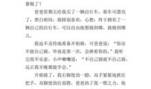 第一次学骑自行车作文400字