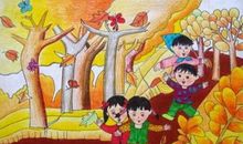 秋天来了看图写话