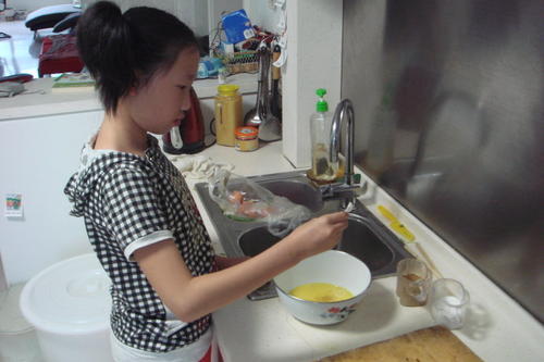 第一次学习做饭