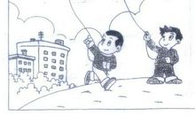 三年级看图放风筝的作文