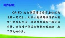 麻雀续写四年级