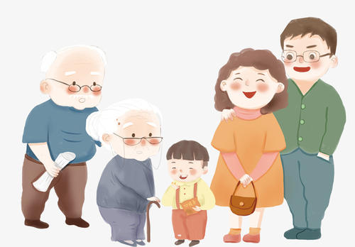 可爱的家庭