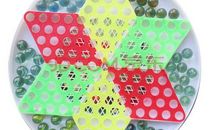 夹玻璃珠子比赛