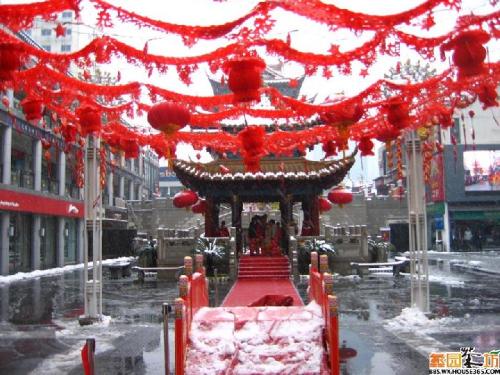 新年的雪