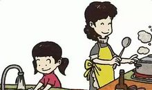 妈妈教我学做菜