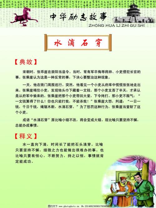 通过石头理解水滴
