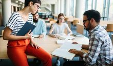 在图书馆的喜悦