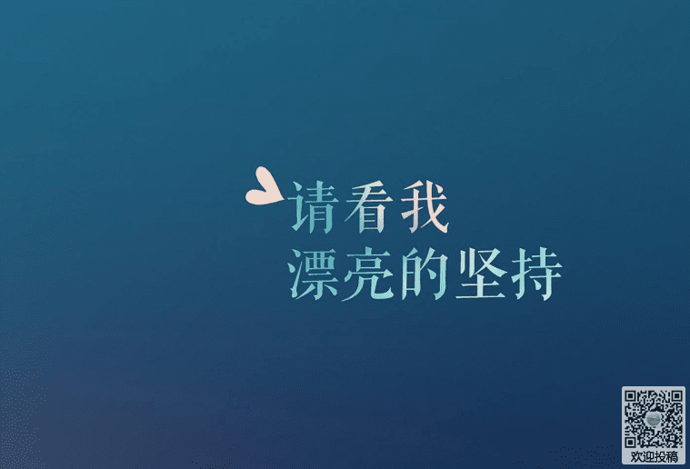 我的坚持