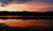 盛夏，晚霞，我们