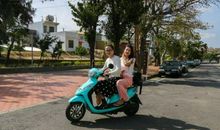 我学会了骑电动车