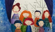 用心雕刻的心中的天使