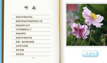 听雨的感觉真好