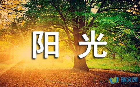 阳光在成长的道路上