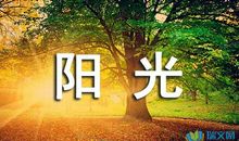 成长路上洒满阳光