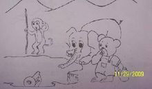 救小鸭看图写话二年级