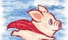 一只想要飞翔的猪