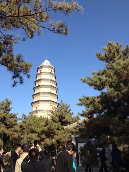 游览宝塔山