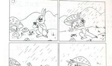 小兔的蘑菇伞看图写话