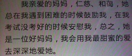 关于阅读《亲爱的母亲》的思考