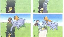 智救小鸭子看图写话