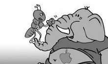 蚂蚁和大象看图写话