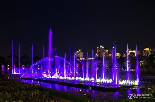 白鹭洲音乐喷泉