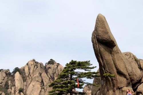 我在黄山看太阳