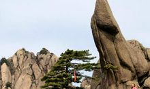 我在黄山看太阳