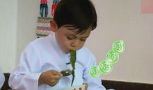 我跟爸爸学切菜