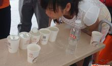 有趣的吹乒乓球游戏