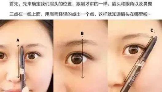 刮眉毛