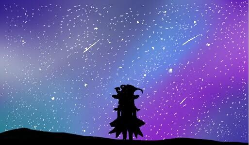 迷人的星空