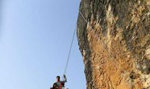 爸爸带我去攀岩