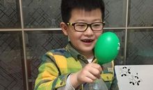 瓶子吹气球实验