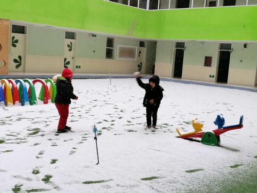 有趣的打雪仗